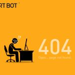 A graphic with a bright orange background and a cartoonish illustration of a man with glasses sitting at his desk facing his computer looking angry.